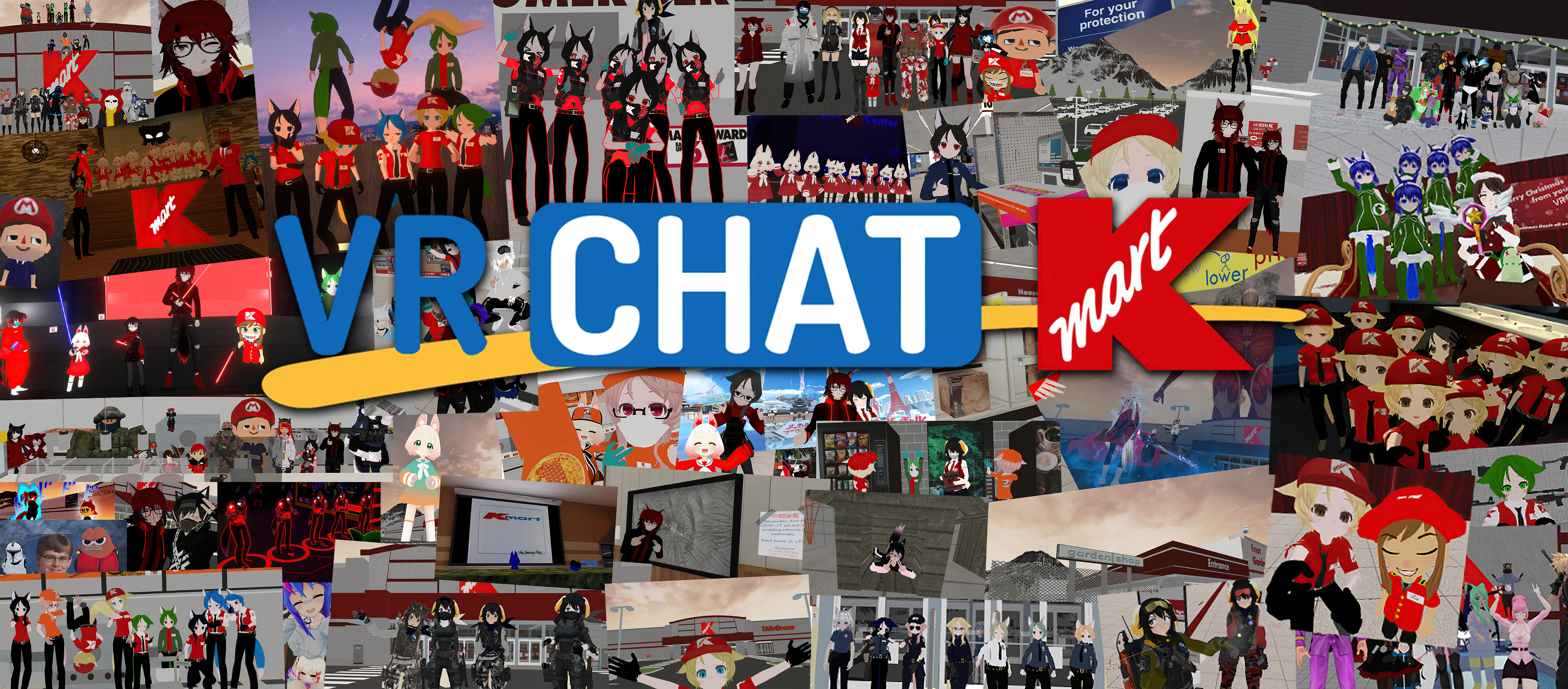 VRChat Kmart One Year Anniversary Banner